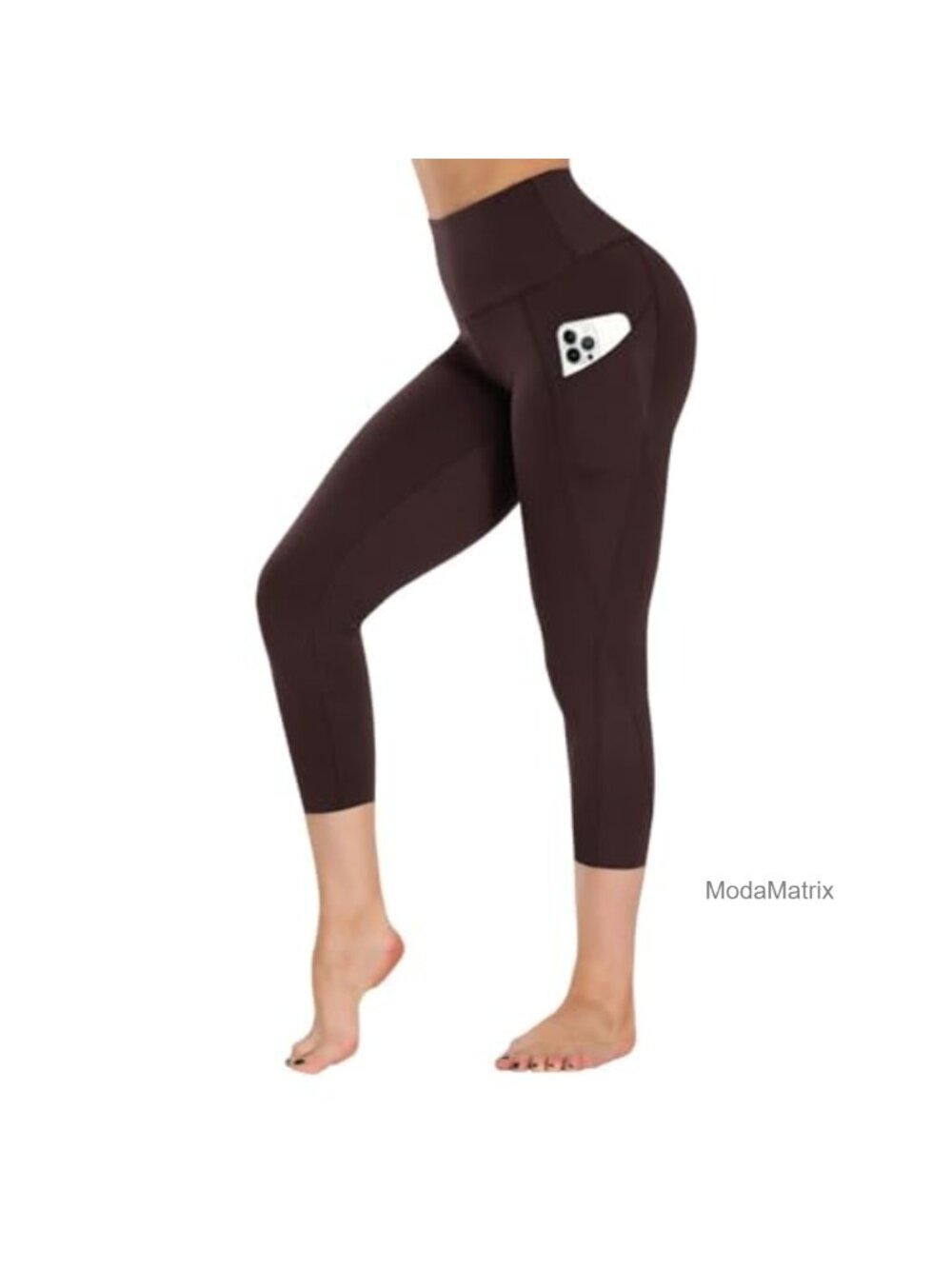 High Waist Yoga Pants with Pockets Tummy Control Compression Workout Leggings